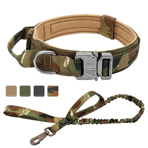 Tactical dog collar leash set - leash,
