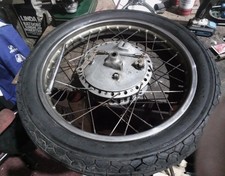 Suzuki T500 front wheel twin