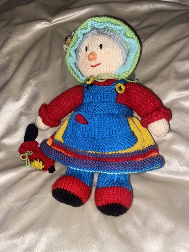 Hand knitted scarecrow - hand,