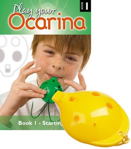 Hole plastic school ocarina - 4-hole,