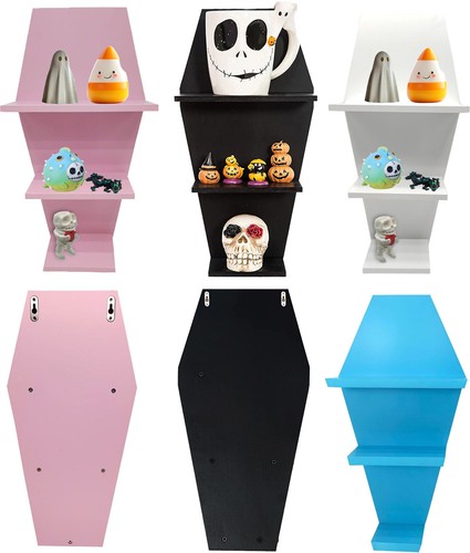 Wall decor gothic coffin shelf - decor,