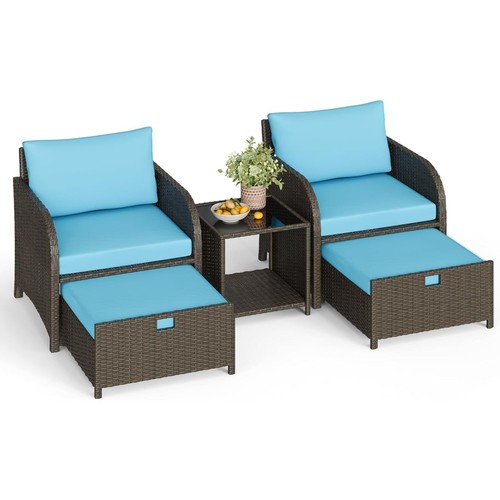 5pcs set rattan home patio - rattan,