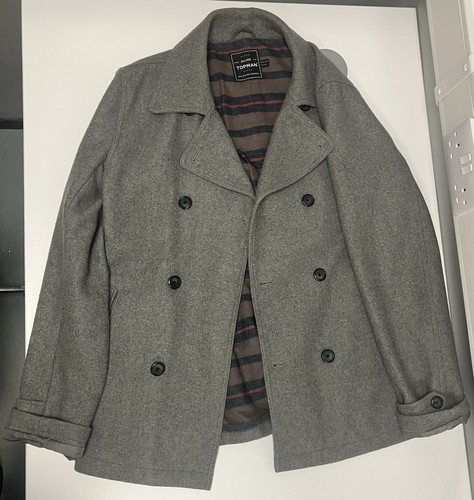 Topman grey wool blend - wool,