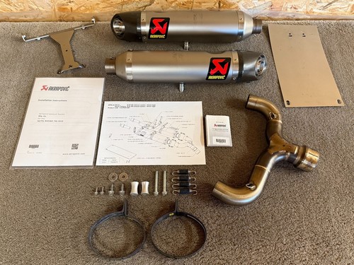 Akrapovic exhausts titanium