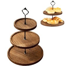 2/3-Layer Wooden Cupcake Stand