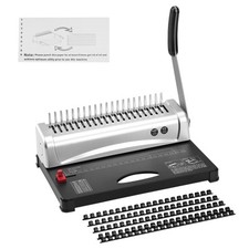 Binding Machine Comb Binding Machine 21 Holes 100 PCS Binding Spines