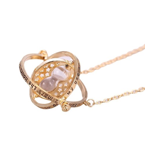 Time turner necklace hourglass - time,