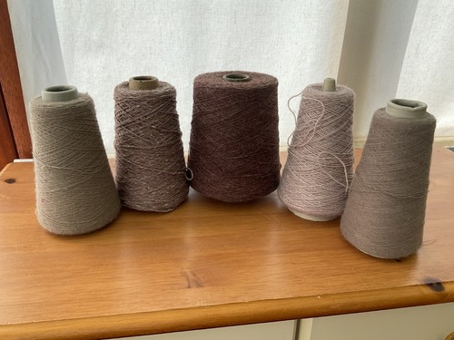 Lace weight machine knitting