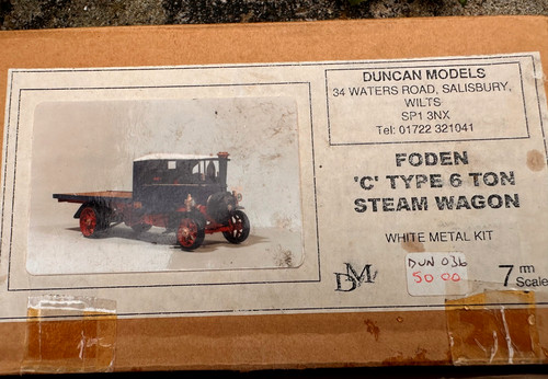 Duncan models foden type - foden, 'c'