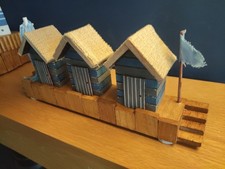 Driftwood Miniature Beach Huts