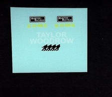 MATCHBOX TRANSFERS/DECALS - M4a RUSTON BUCYRUS POWER SHOVEL