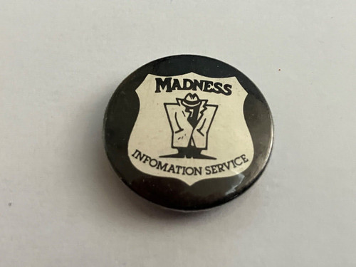 Vintage madness pin badge - pin,