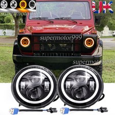 Pair 7" Inch LED Headlights