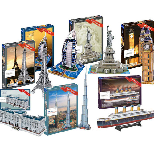 Puzzles models - 3d,