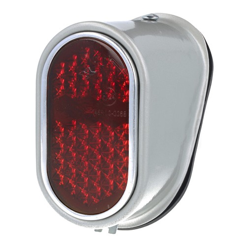 Rear light oval complete - , red