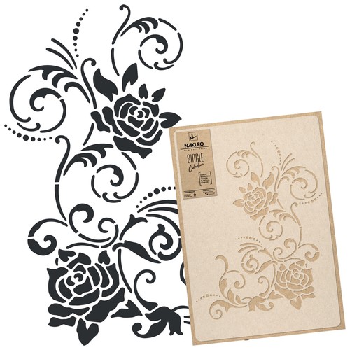 Reusable plastic wall stencil - reusable,