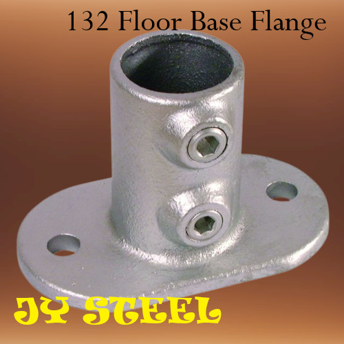 Galvanised key clamp 132 floor - key,