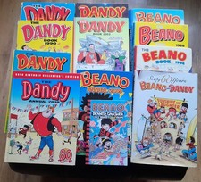 Beano And Dandy Annuals 12 Books from 1980's - 20'10's