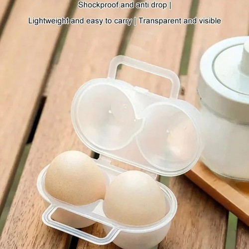 Portable plastic egg storage - plastic,