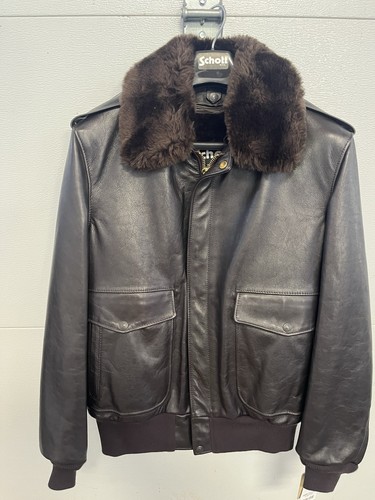 Schott nyc 184sm brown - schott,