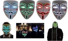 Light Up Led Mask V Vendetta