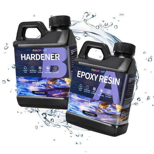 Epoxy resin 500ml kit - 500ml, ab