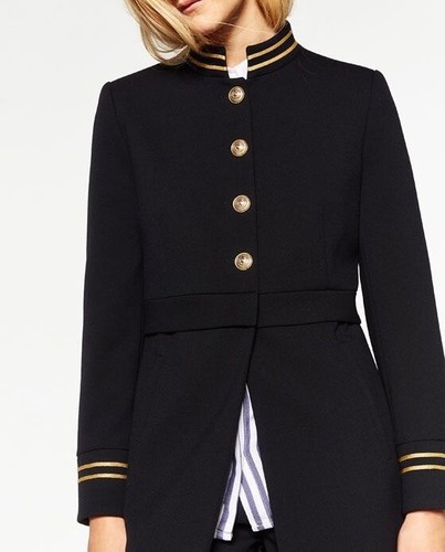 Zara navy blue - blue, military
