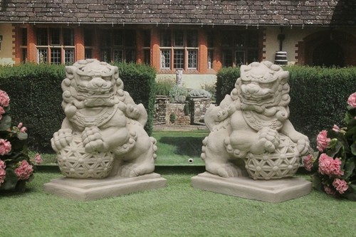 Pair chinese foo lions - pair,