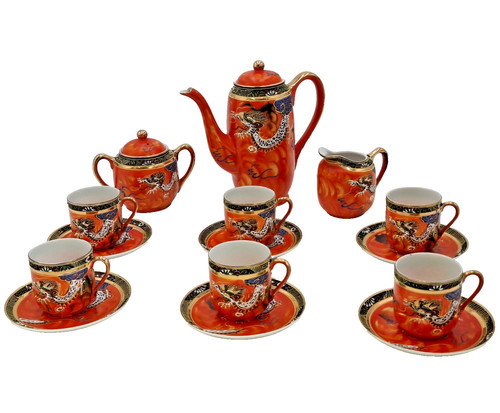 Japanese moriage dragon - japanese, ware