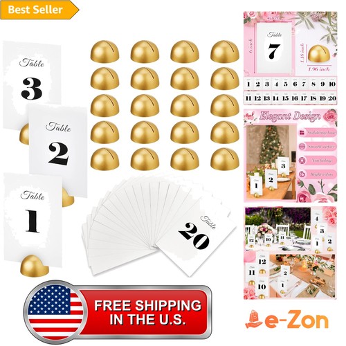 Table number card - table,