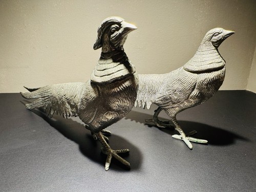 Silver plated pheasant - silver,