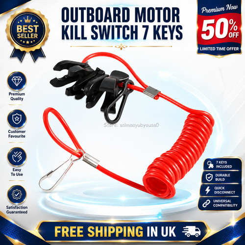Outboard motor kill switch - outboard, 7