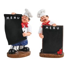 Chef Statue Sculpture Resin
