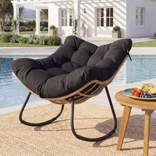 Outdoor papasan rocking - outdoor,