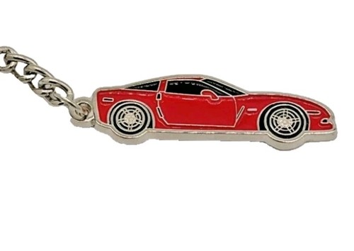 Red corvette key ring - ring,,