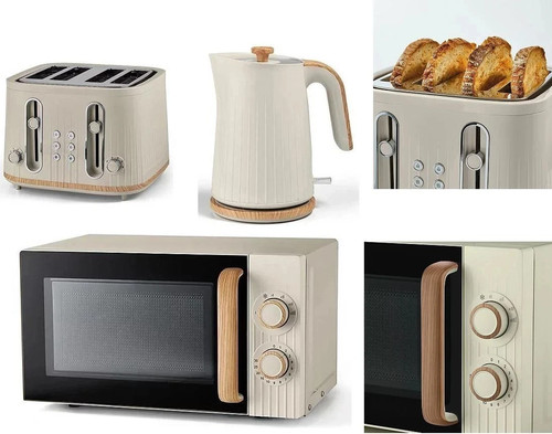 Cream wood textured scandi - wood,