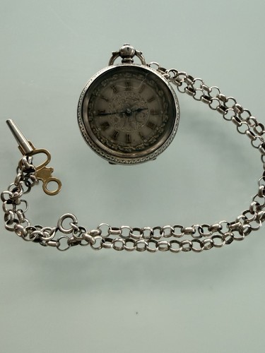 Antique swiss solid sterling - swiss,