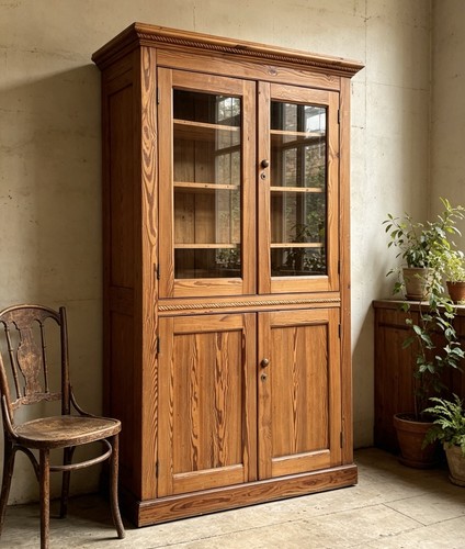 Pine cabinet antique furniture - pine,