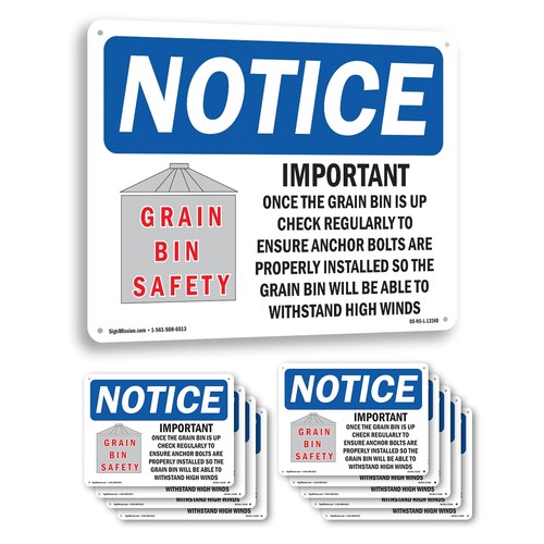 Grain bin silo safety - bin,