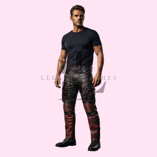 Men black mini belted - black,