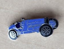 Vintage enamel Bugatti Car