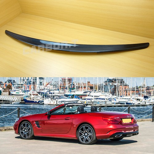 Carbon rear trunk spoiler wing - carbon,