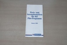 191247) Nissan Micra Sunny Grand Prix - Prices & Extras - Brochure 01/1988