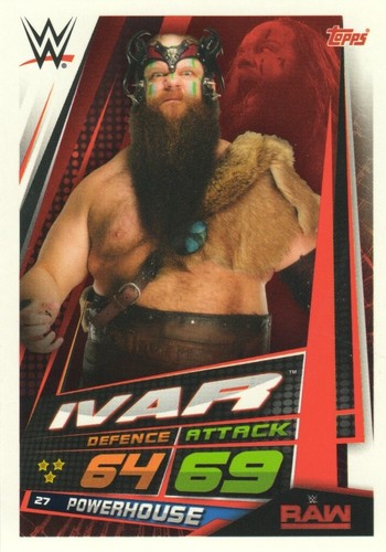 Topps 2019 wwe - wwe, attax