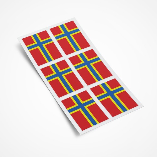 Orkney flag stickers - flag,