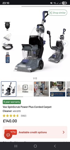 Vax spinscrub power plus - power,