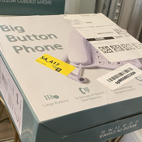 New big button phone seniors - new,