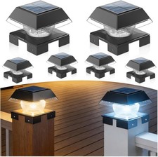 2in1 Color Solar Post Lights