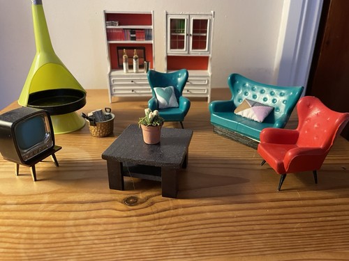 Lundby doll house vintage full - doll,