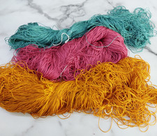 3  Large Skeins 100% Silk